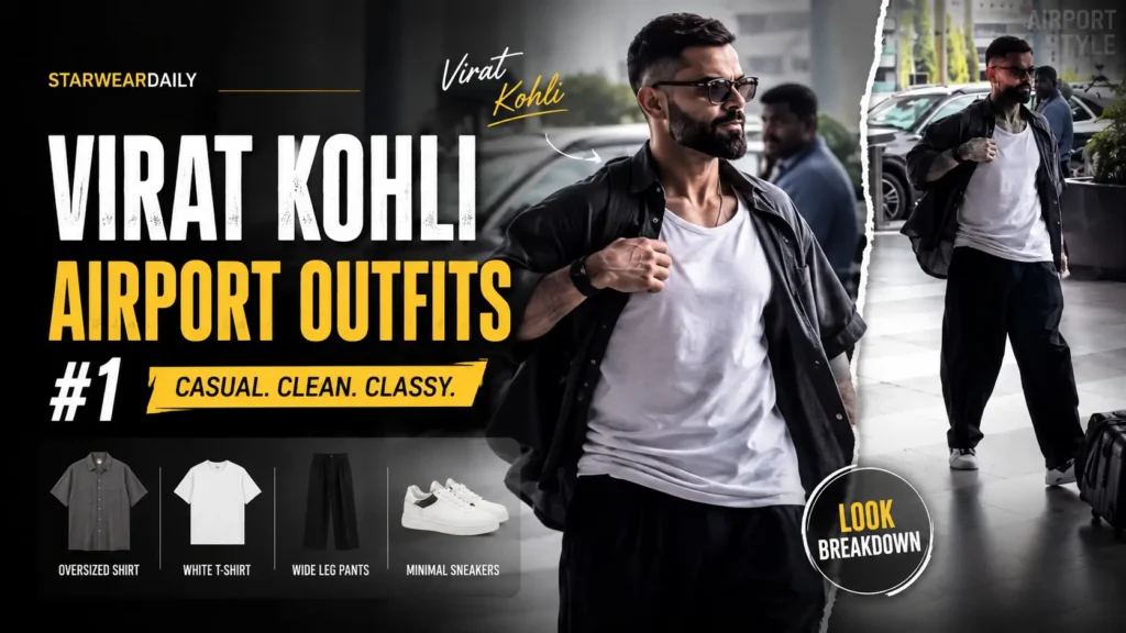 Virat Kohli Airport Outfits #1